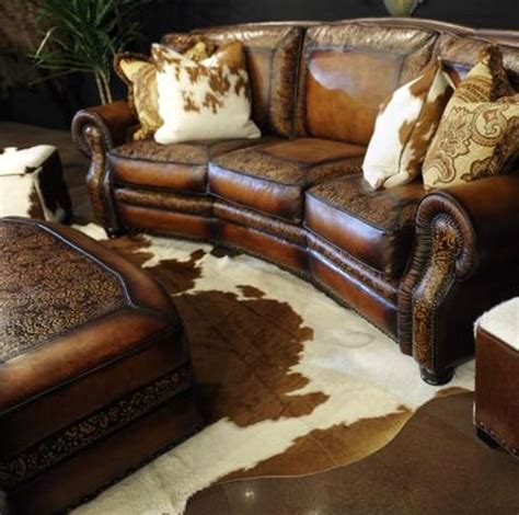 Cowhide Rugs and Leather Sofas